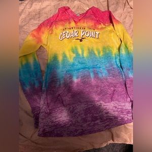 Cedar Point Tie Dye Sweatshirt